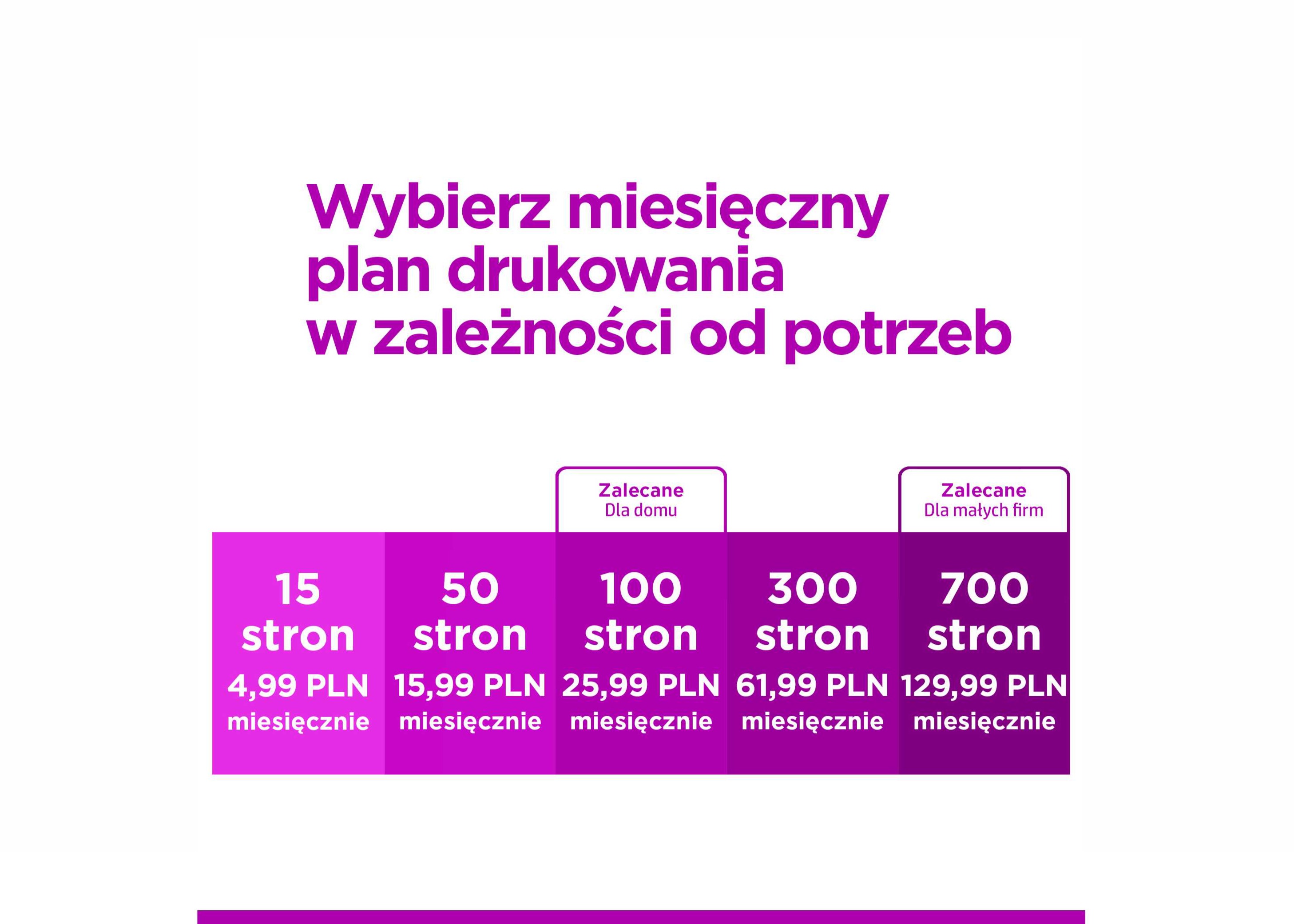 Subskrypcja Instant Ink